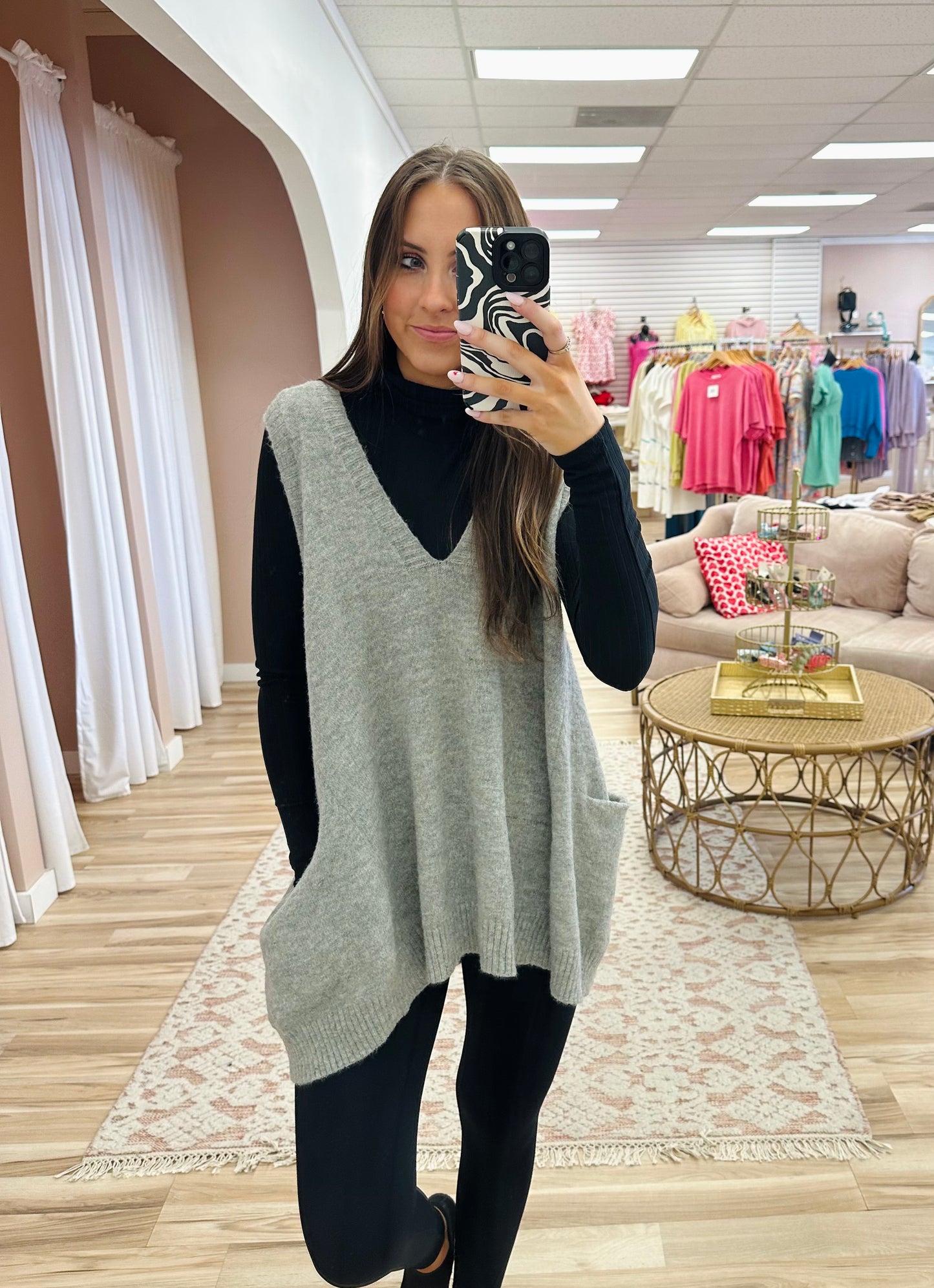 Soft Oversized Sleeveless Sweater