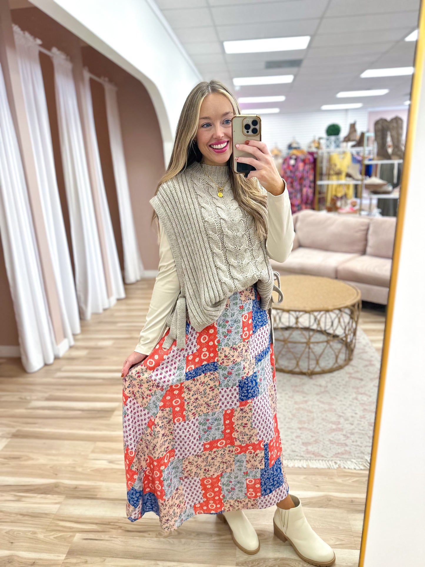 Split Side Tie Top