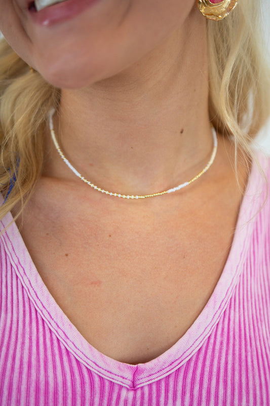 Mixed Seed Bead Necklace