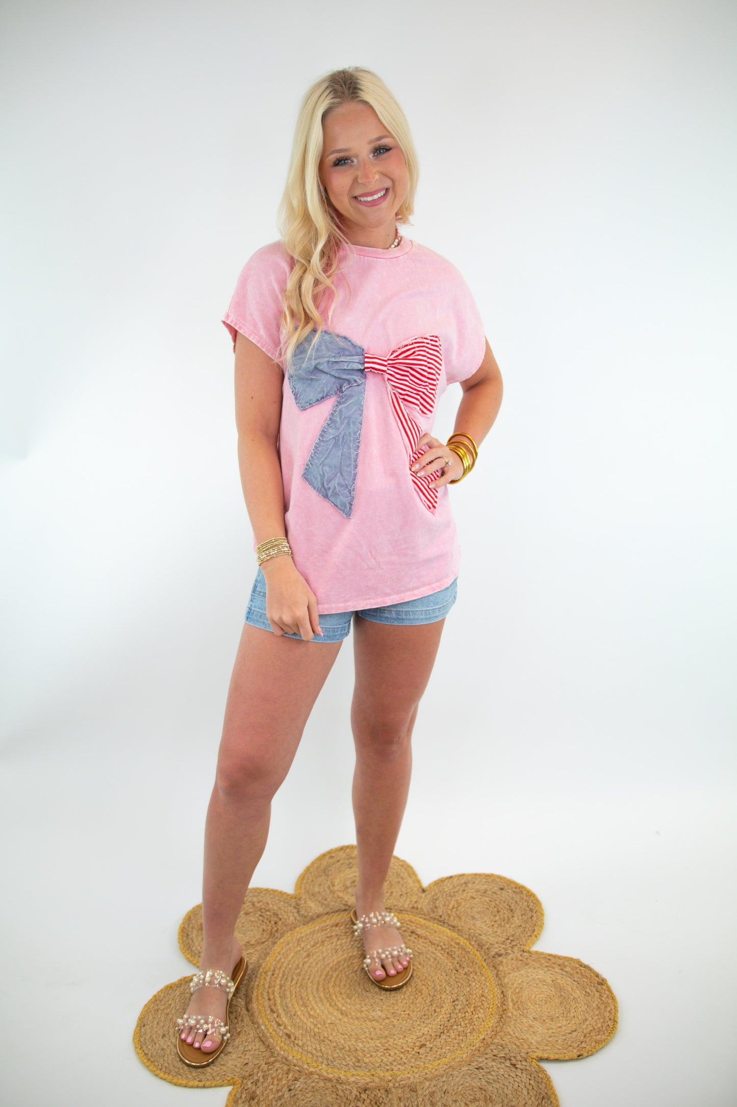 Americana Mineral Wash Bow Top