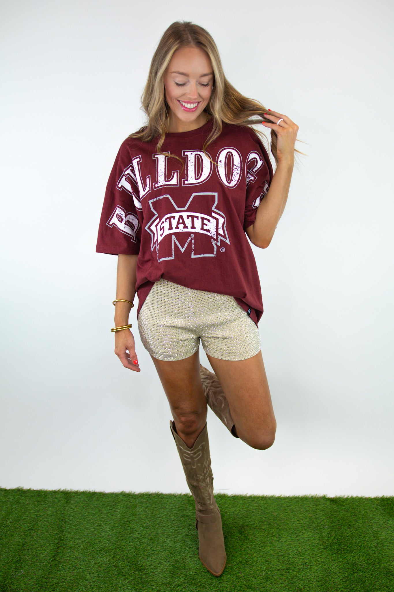 Dawgs Licensed Oversized Game Day Tee