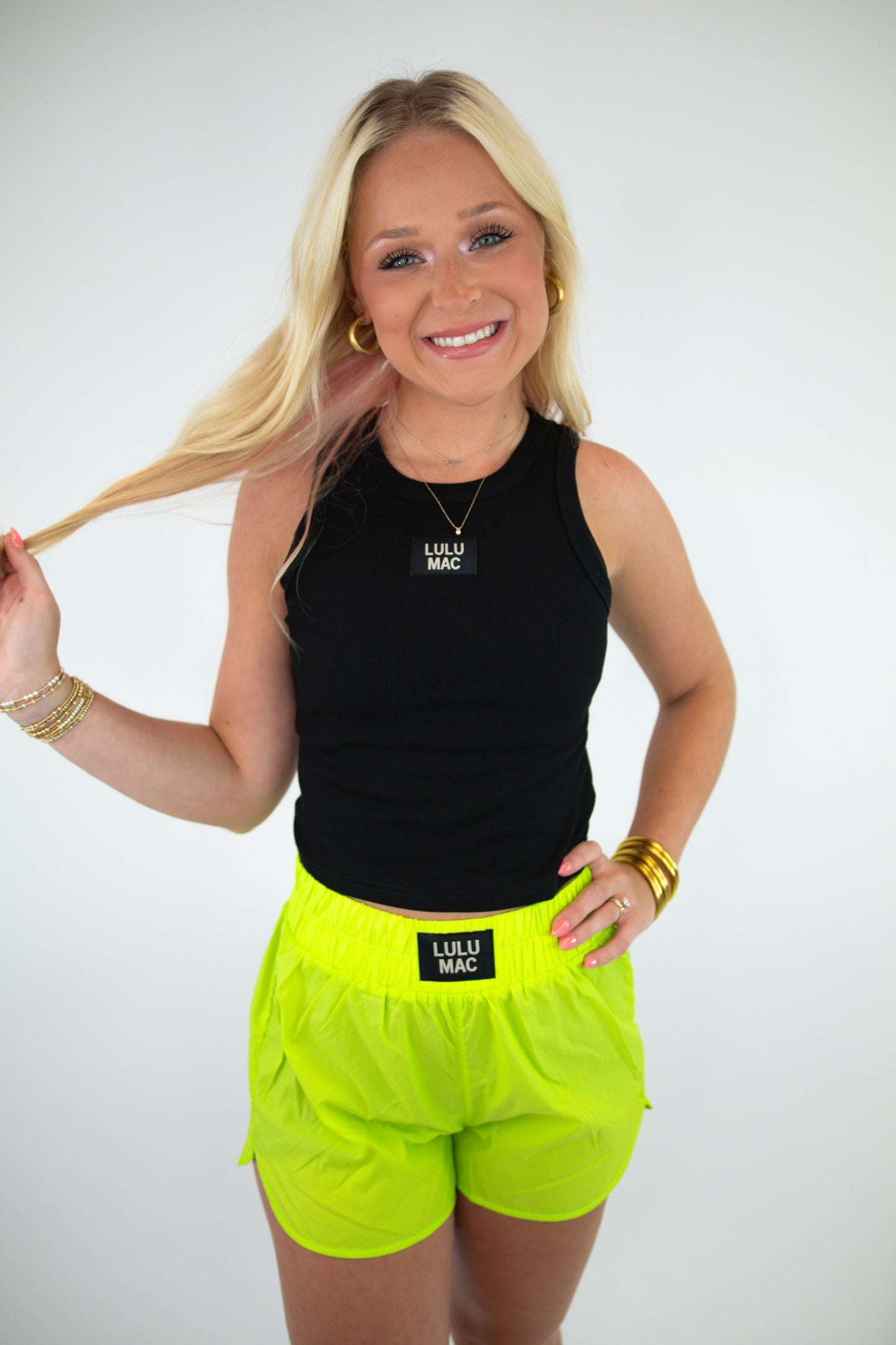 Black LULU MAC Tank Top