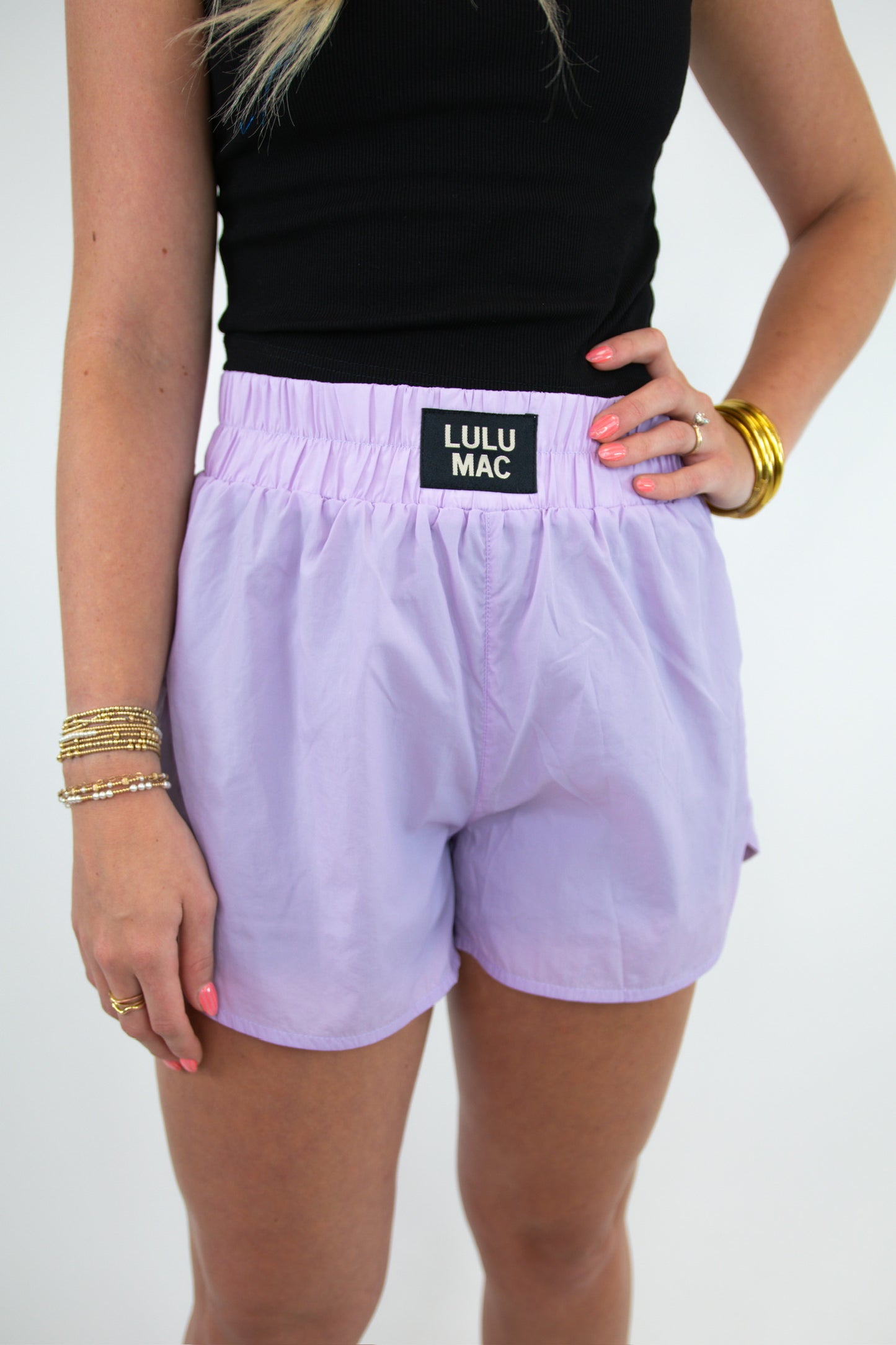 Lavender Lulu Mac Shorts