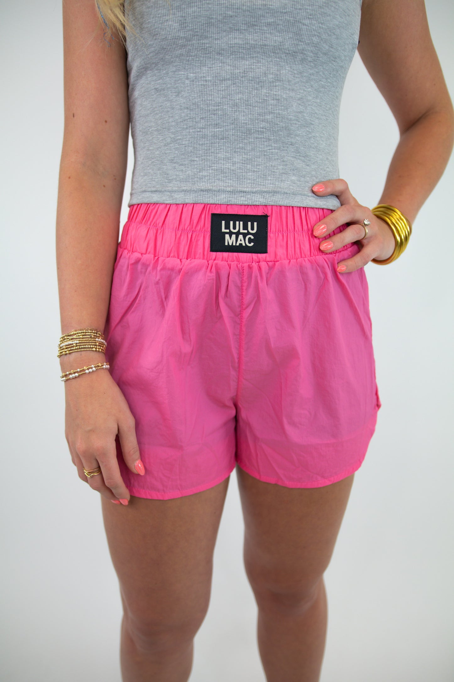 BubbleGum Pink Lulu Mac Shorts