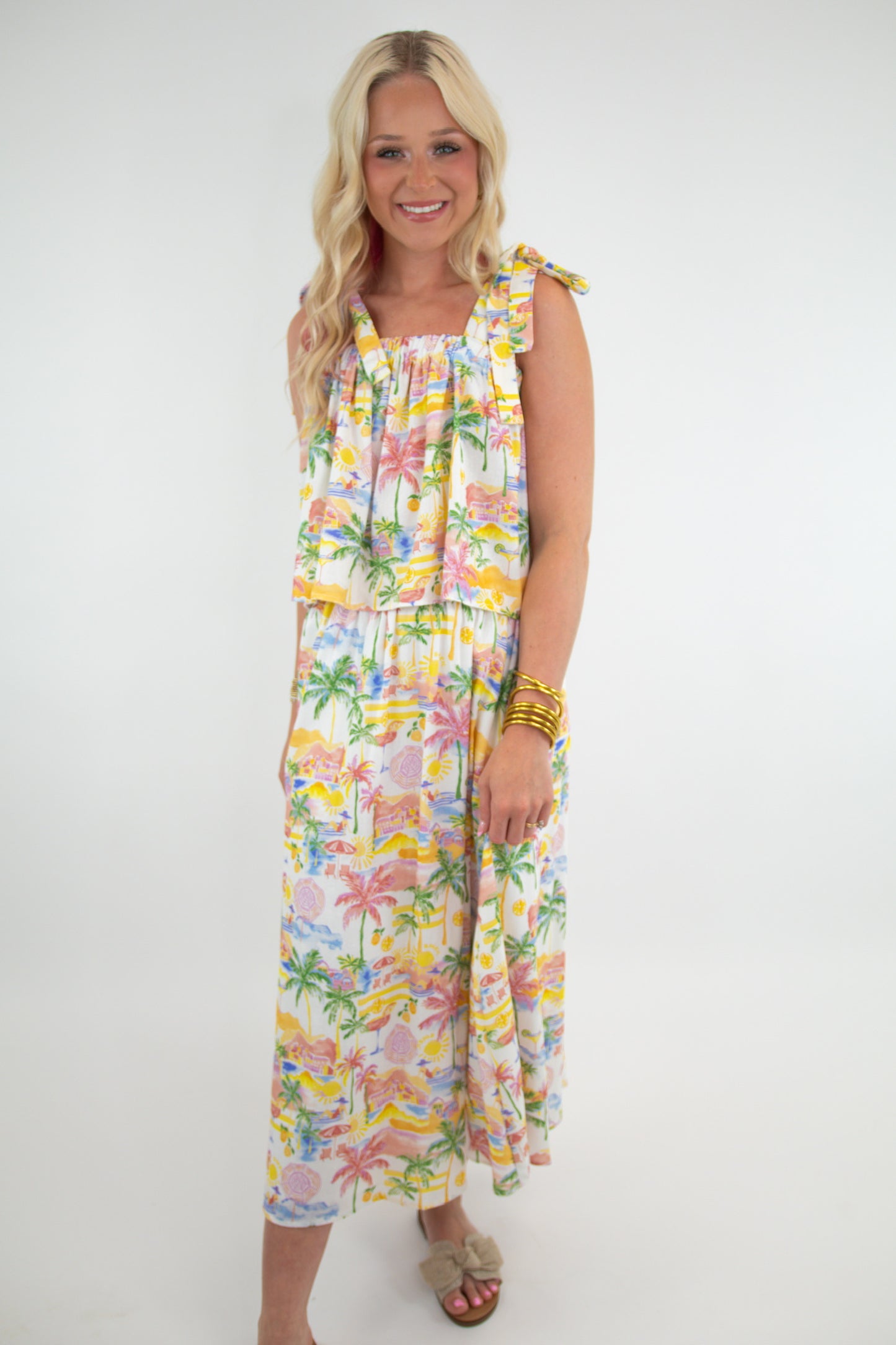 Tropical Print Cabana Skirt