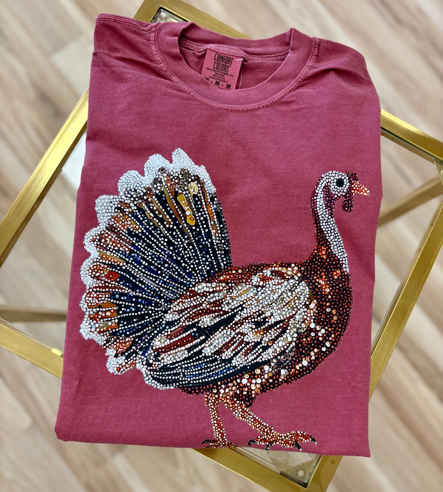 Sequin Turkey Graphic tee