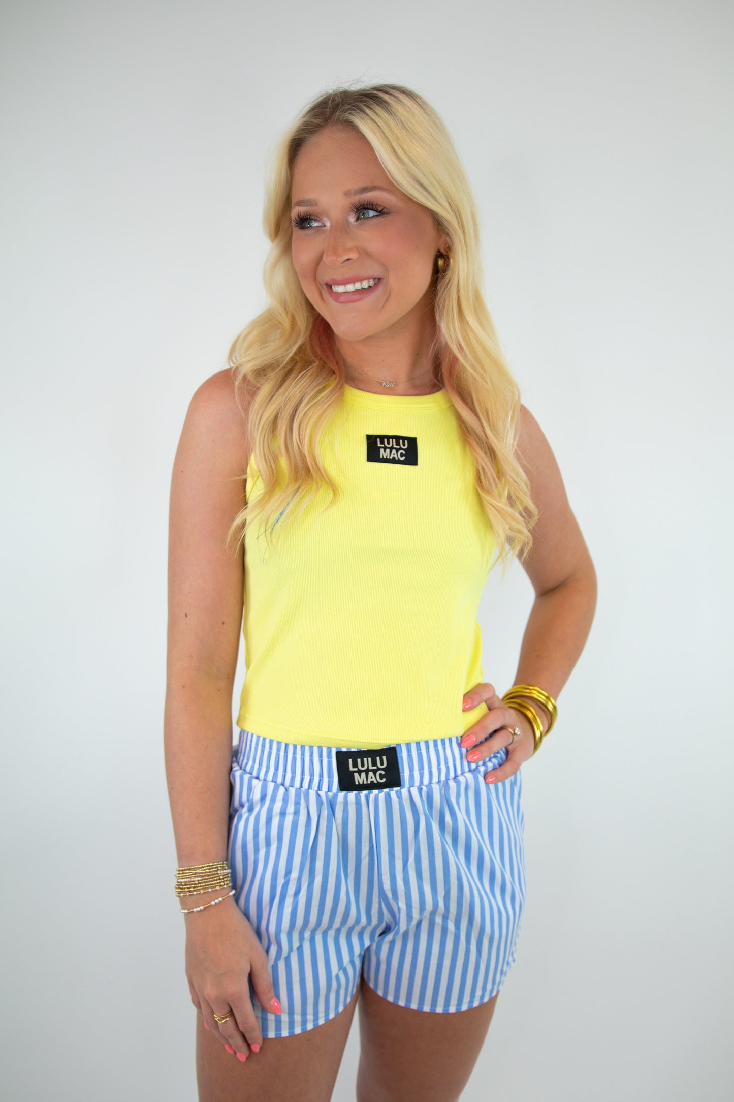 Yellow LULU MAC Tank Top