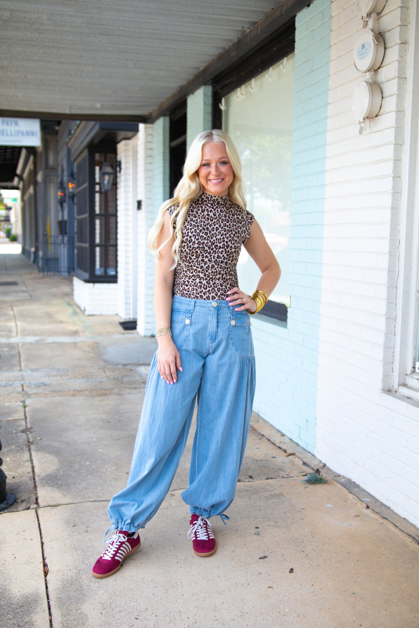 Cotton Denim Lotus Jean