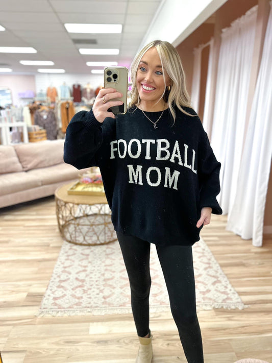 Football Mom Knit Sweater
