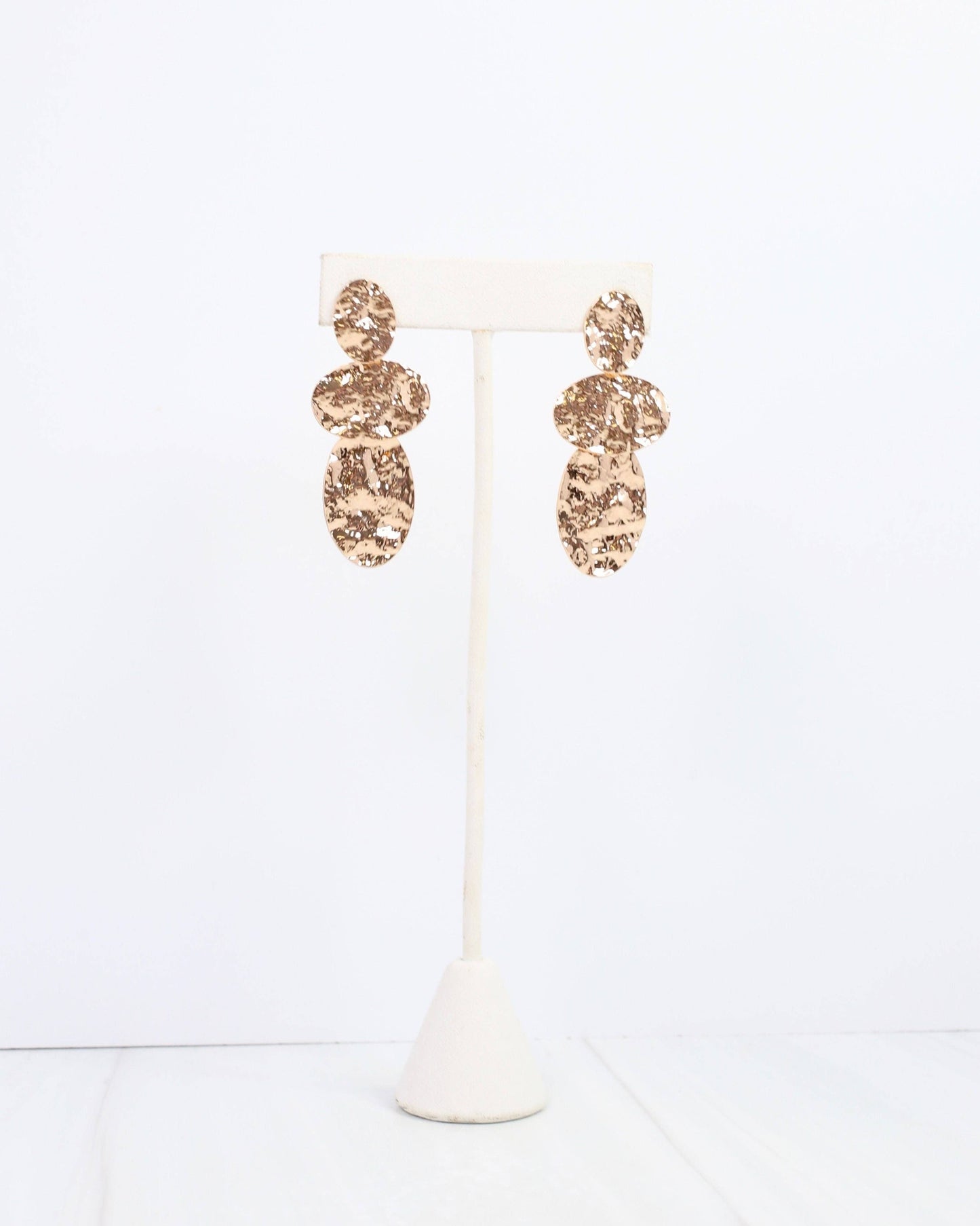 Monza Hammered Earring