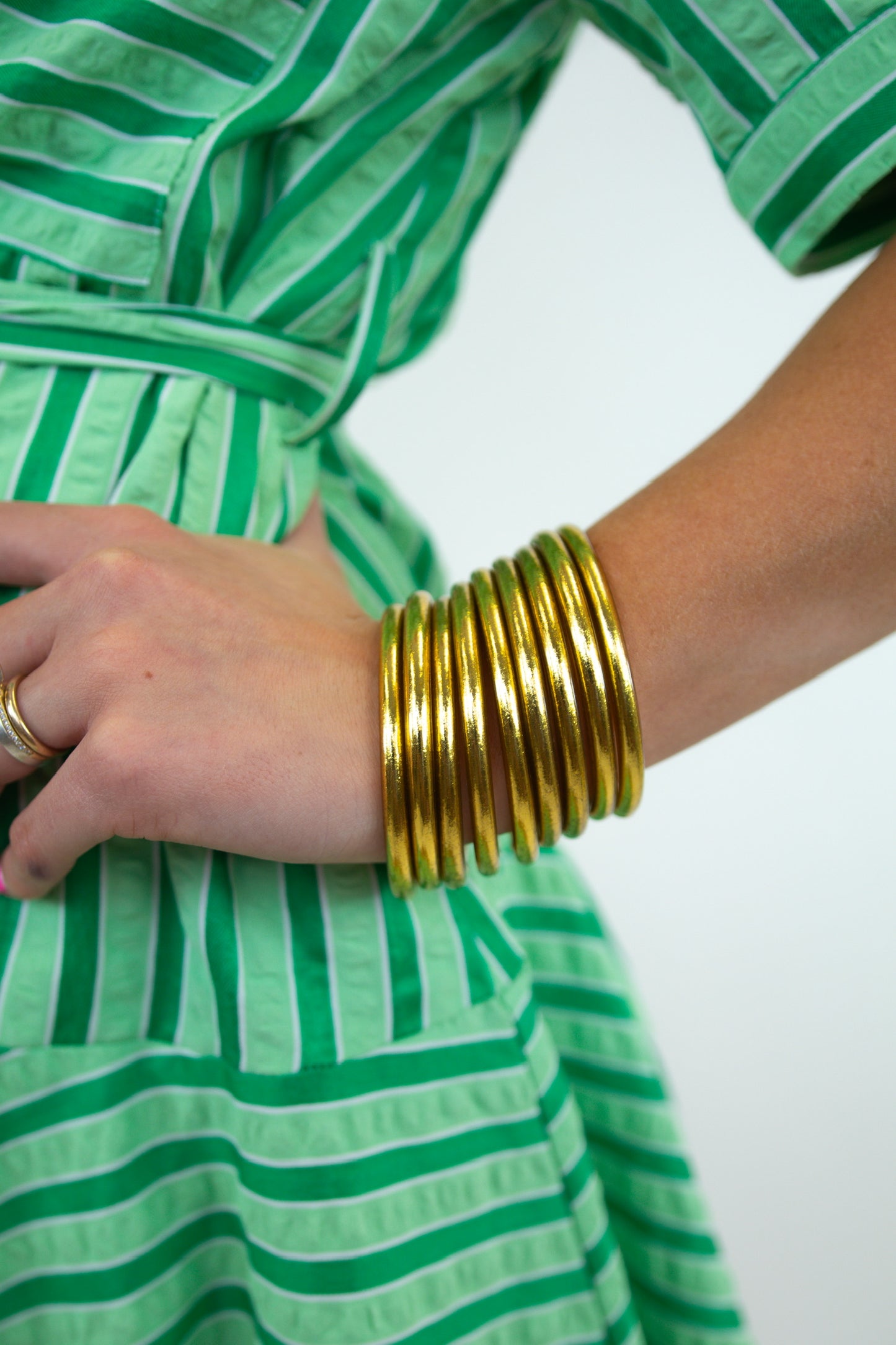 Mantra Gold Bangle
