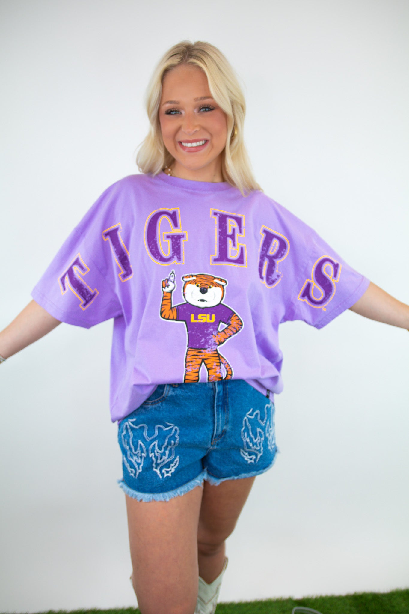 Tigers Licensed Oversized Game Day Tee