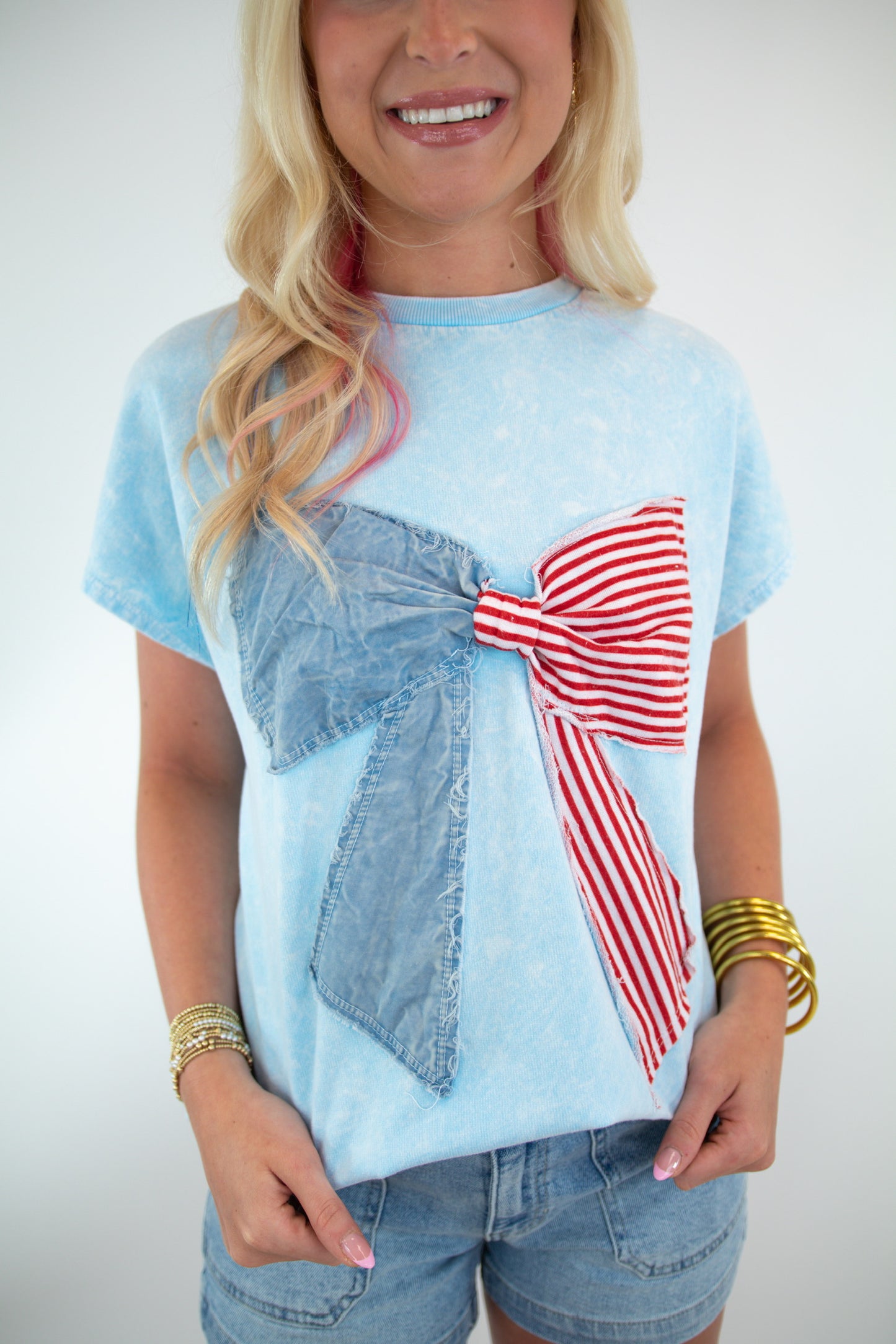 Americana Mineral Wash Bow Top