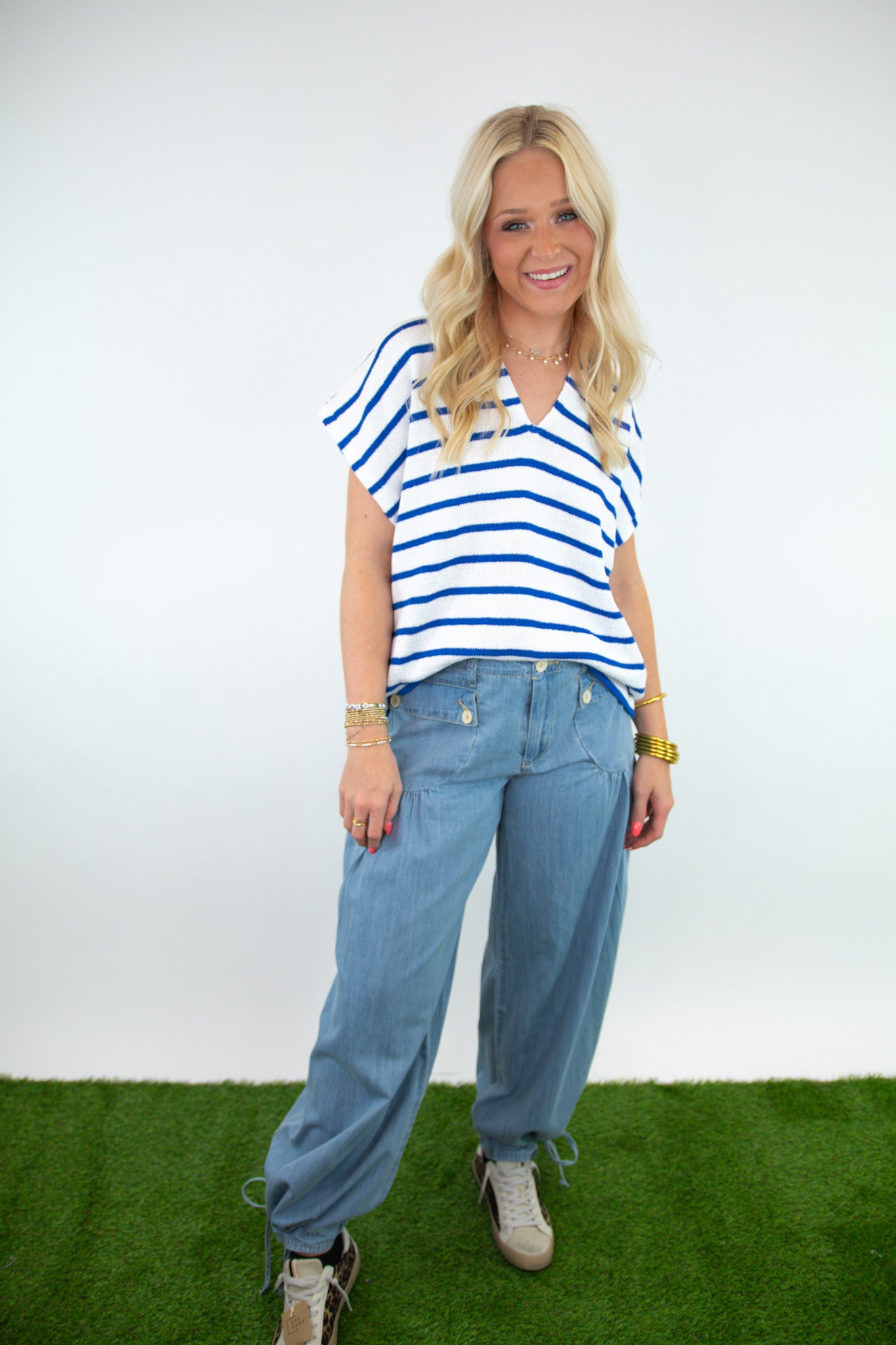Cotton Denim Lotus Jean
