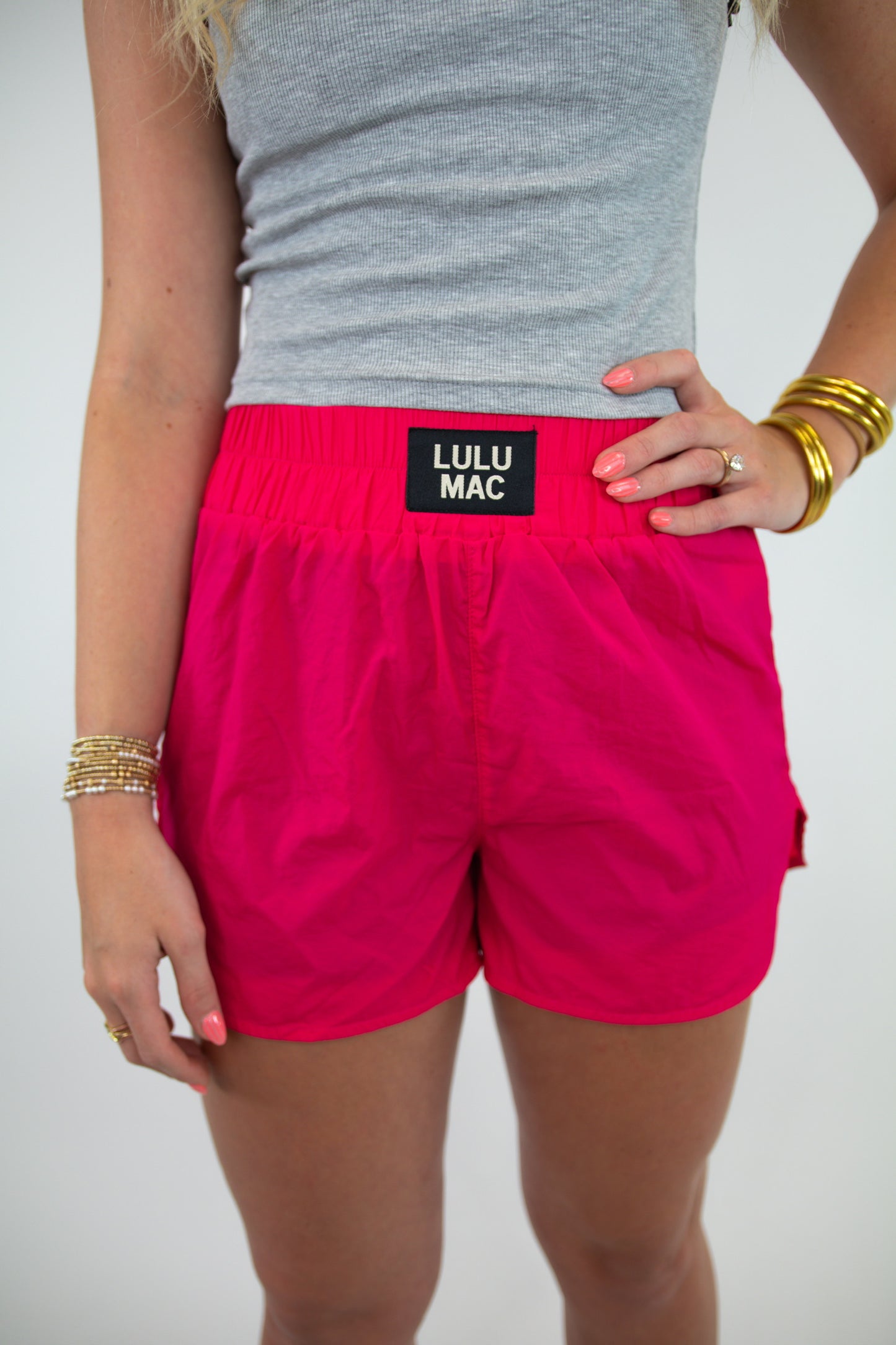 Hot Pink Lulu Mac Shorts