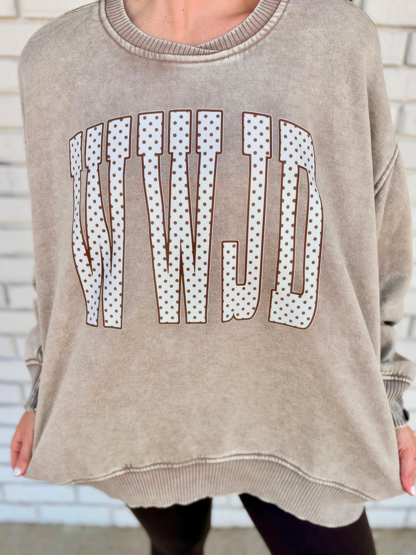 WWJD Graphic Sweatshirt