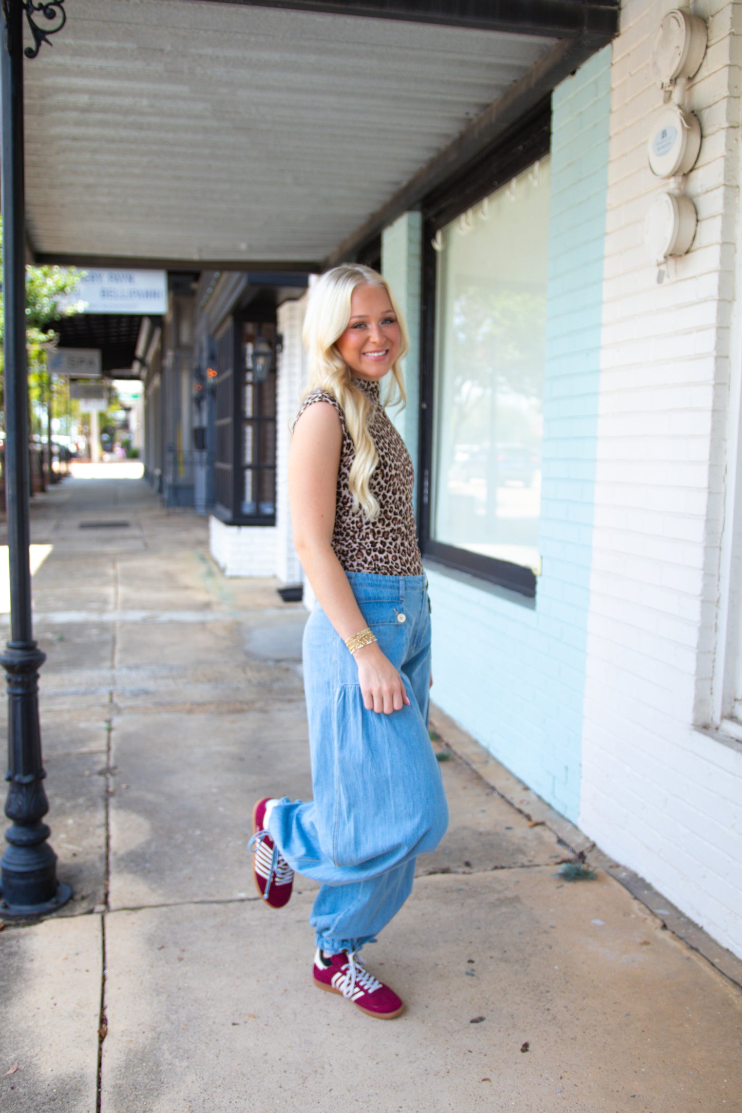 Cotton Denim Lotus Jean