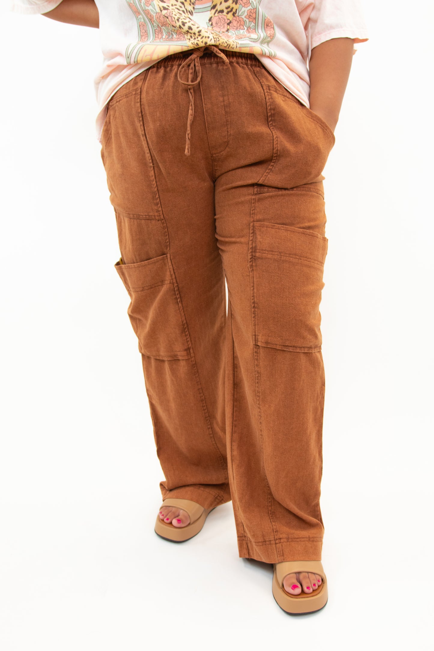 Mineral Washed Cargo Pants