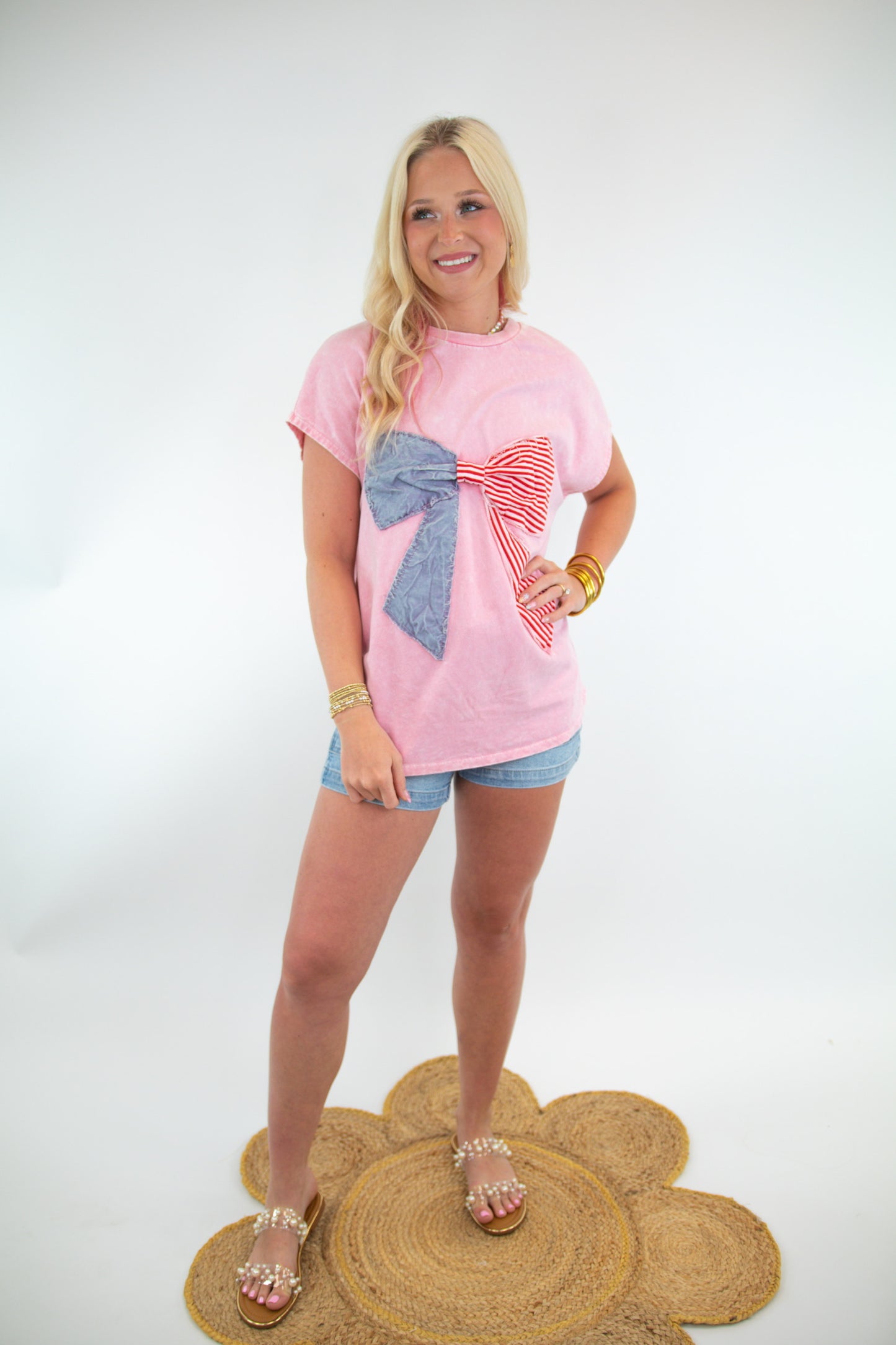 Americana Mineral Wash Bow Top