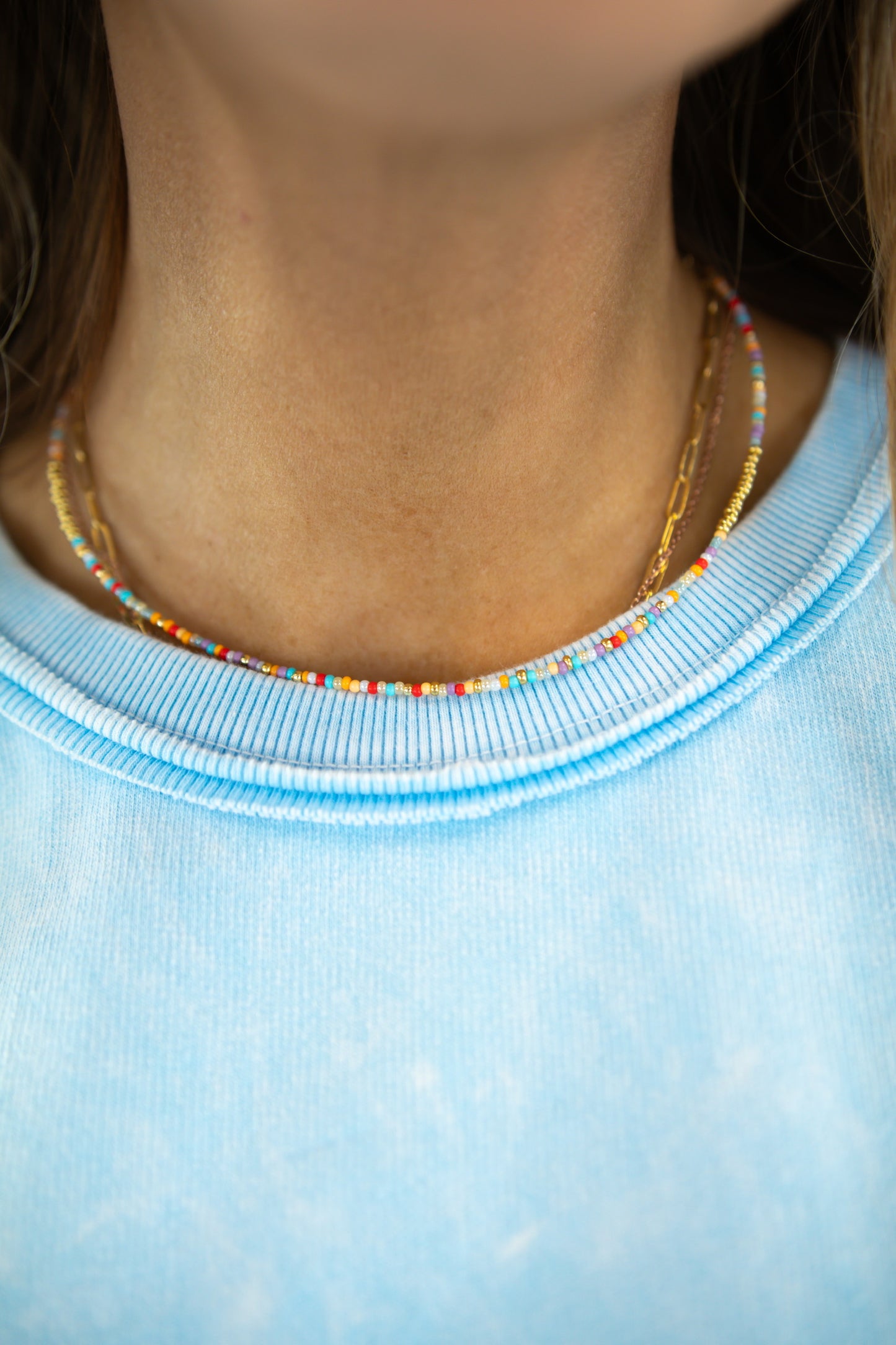 Mixed Seed Bead Necklace