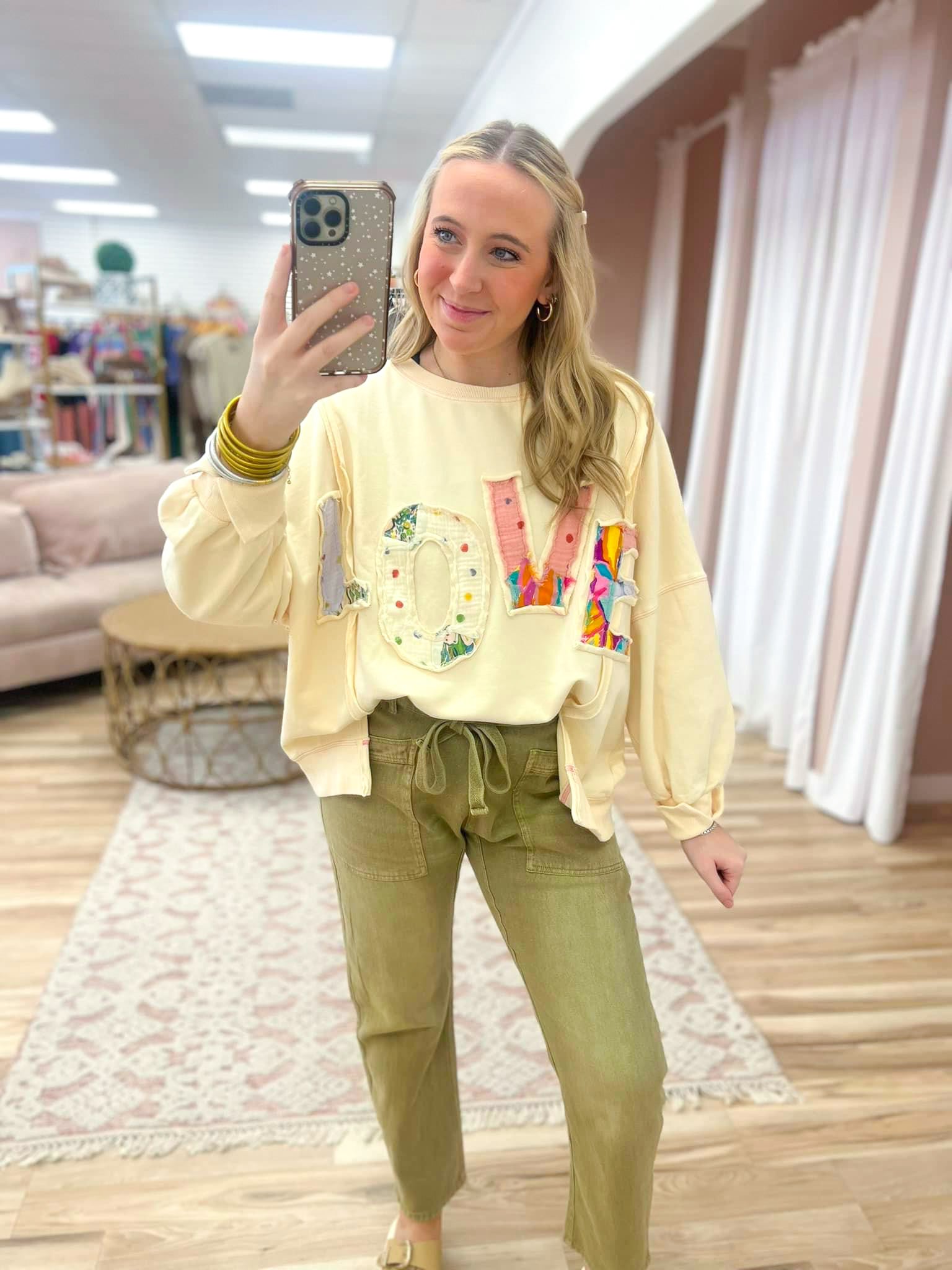 Love Patch Pullover Love Patch Pullover