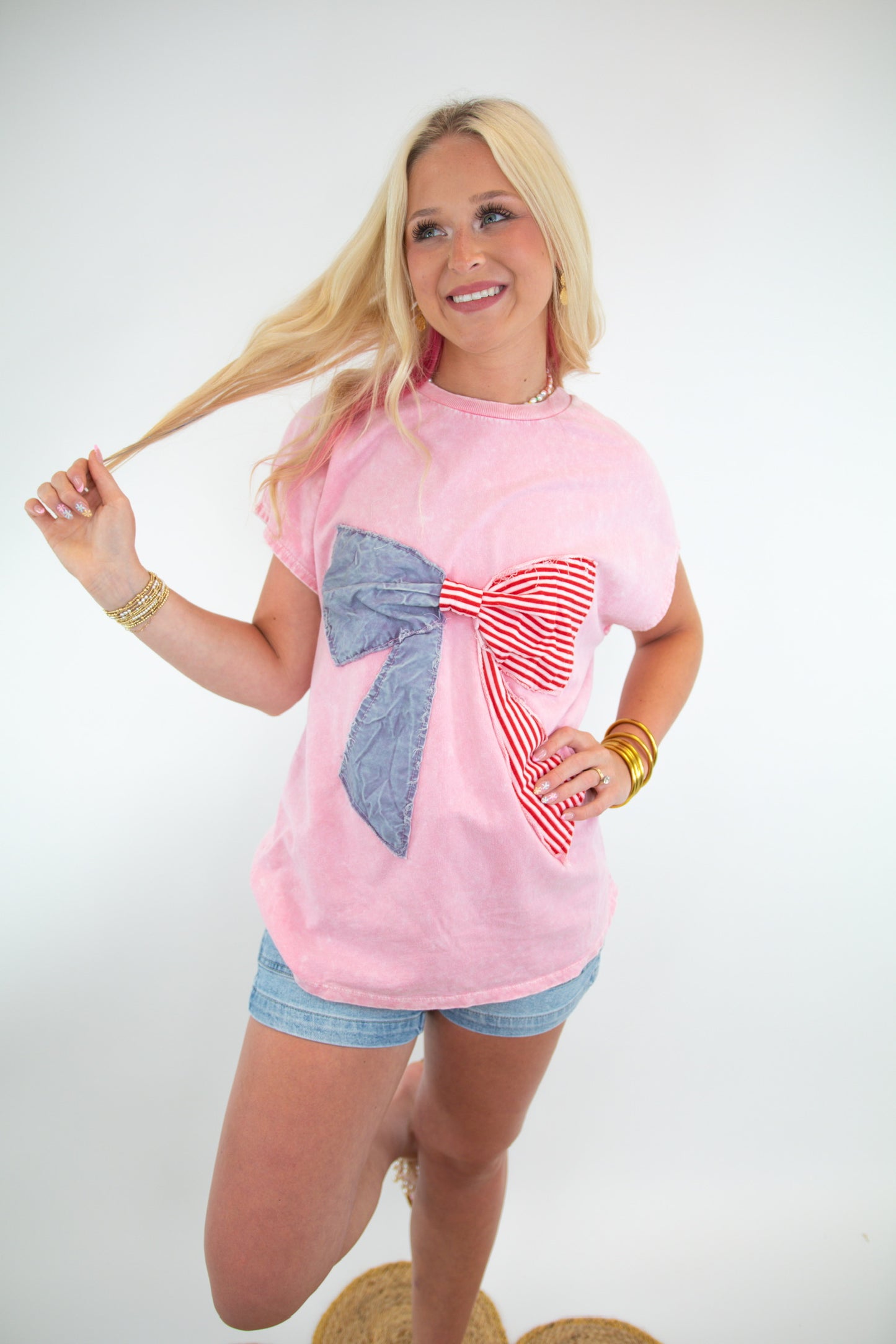 Americana Mineral Wash Bow Top
