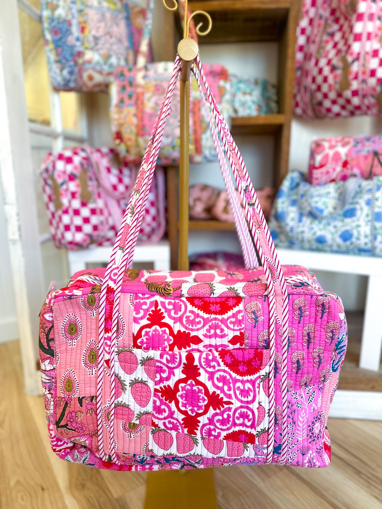 Quilted Weekender Bag