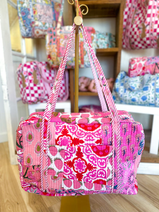 Quilted Weekender Bag