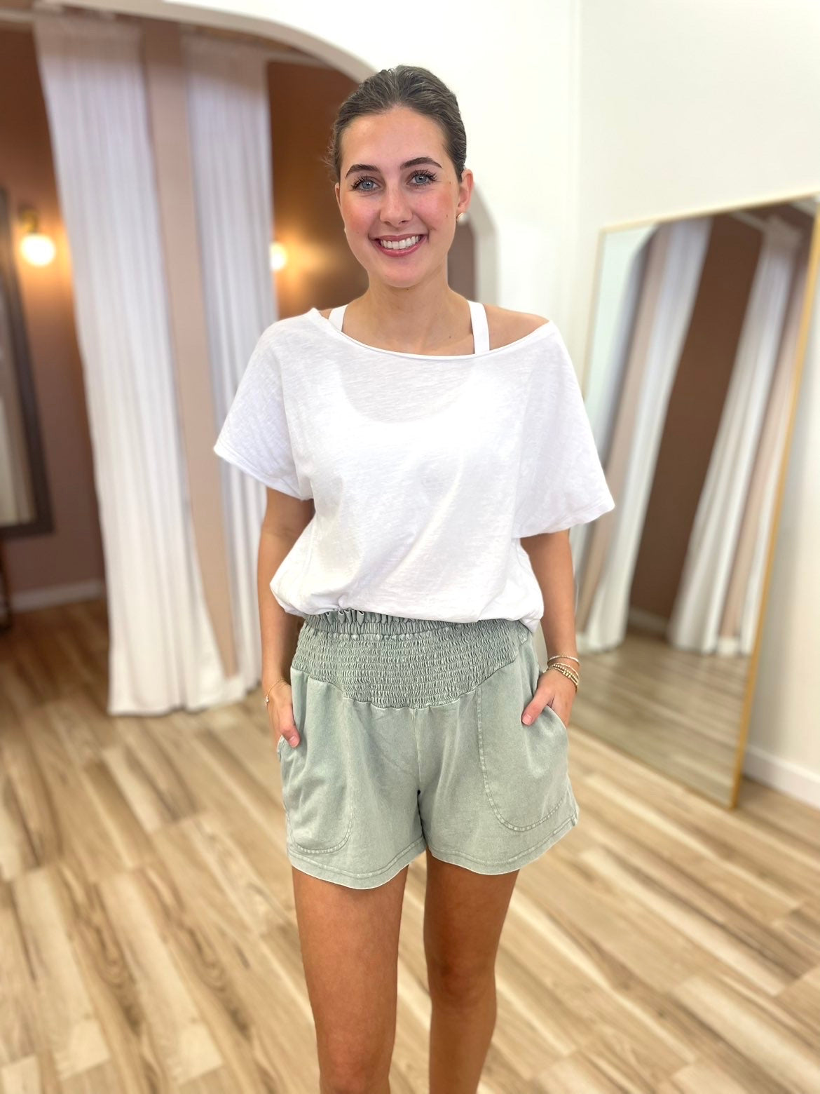Cotton Off Shoulder Top