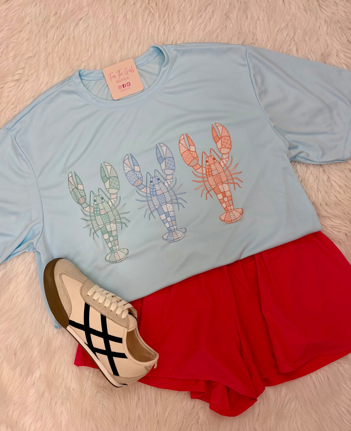 Quilted Crawfish Graphic Tee