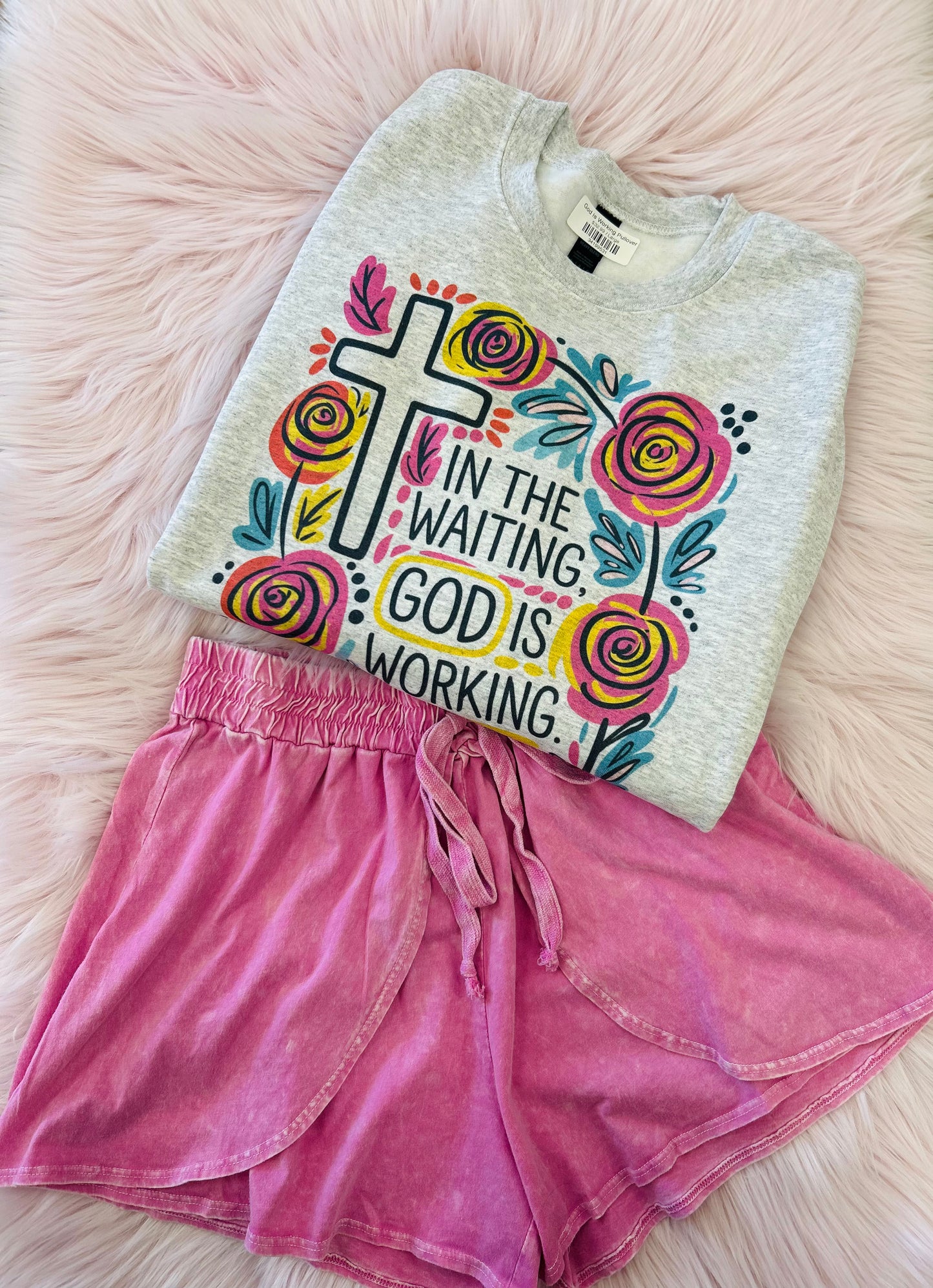 God Is Working Pullover