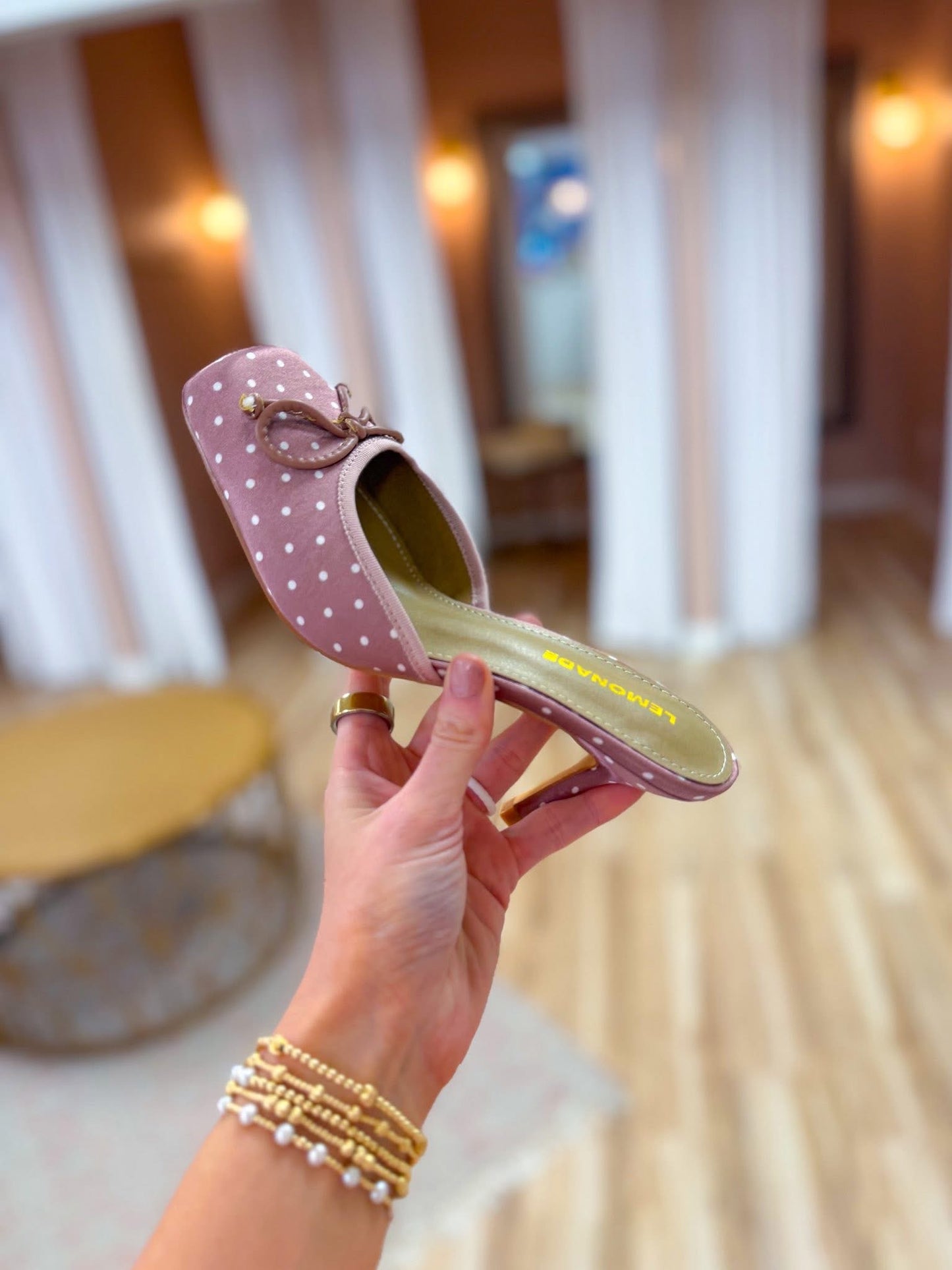Polka Dot Ballet Heel