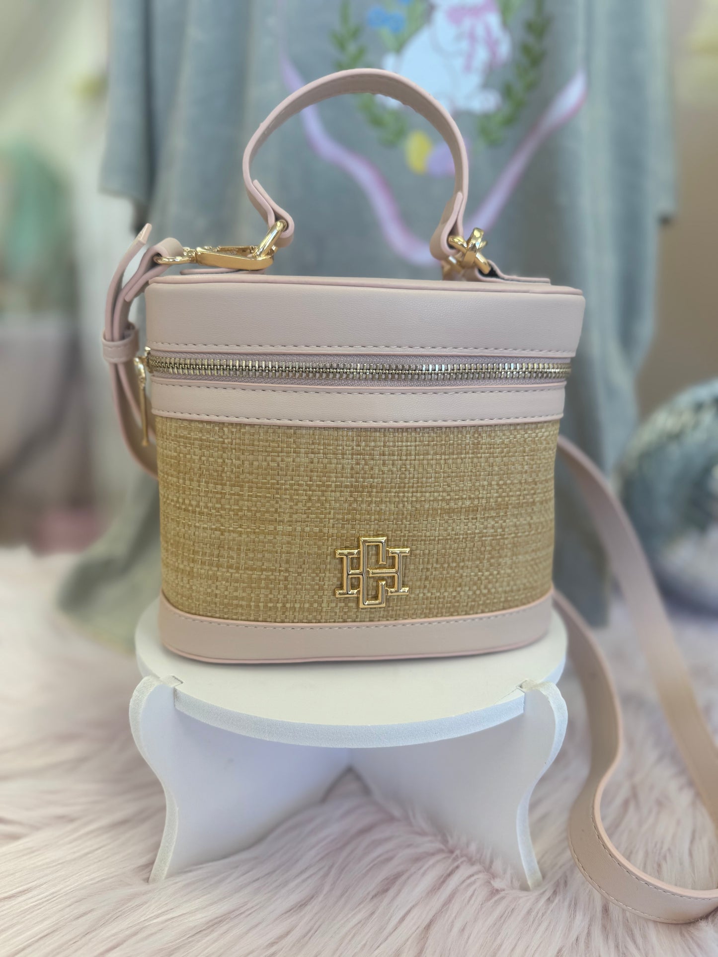 Blush Audrey Handbag - Caroline Hill