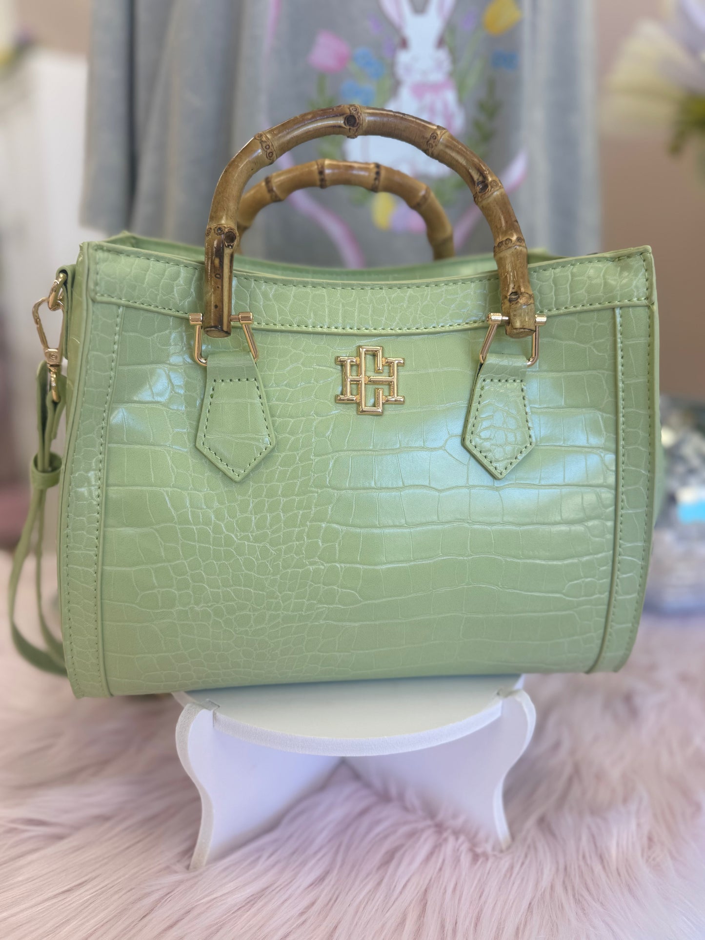Lime Kennedy Tote - Caroline Hill