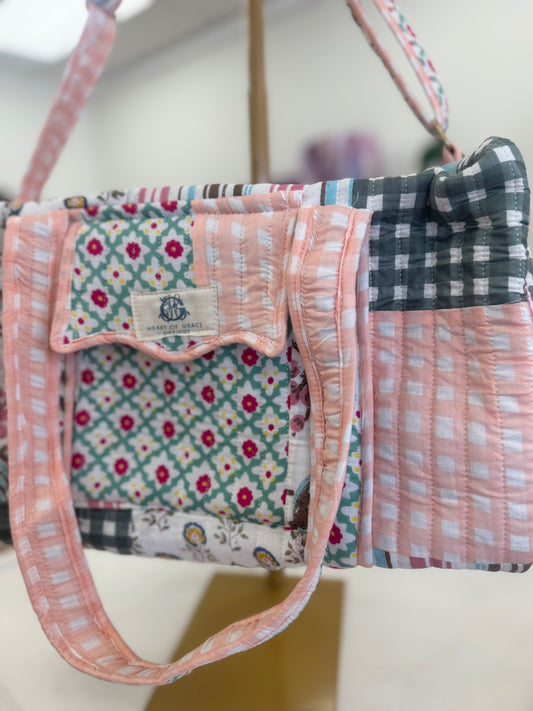 Pastel Multi Print Duffle Bag