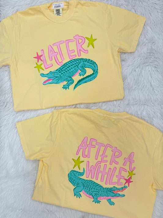 Later Alligator Graphic Tee