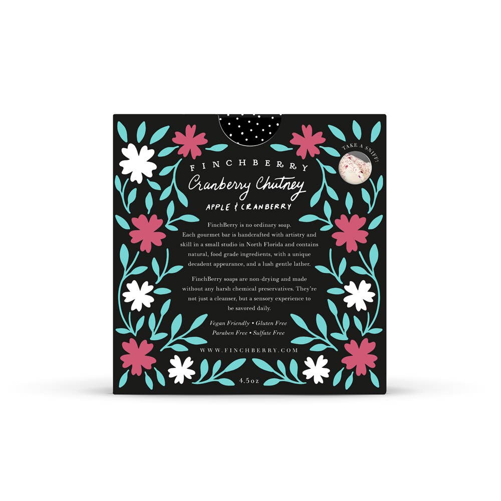 FinchBerry Cranberry Chutney Boxed Soap
