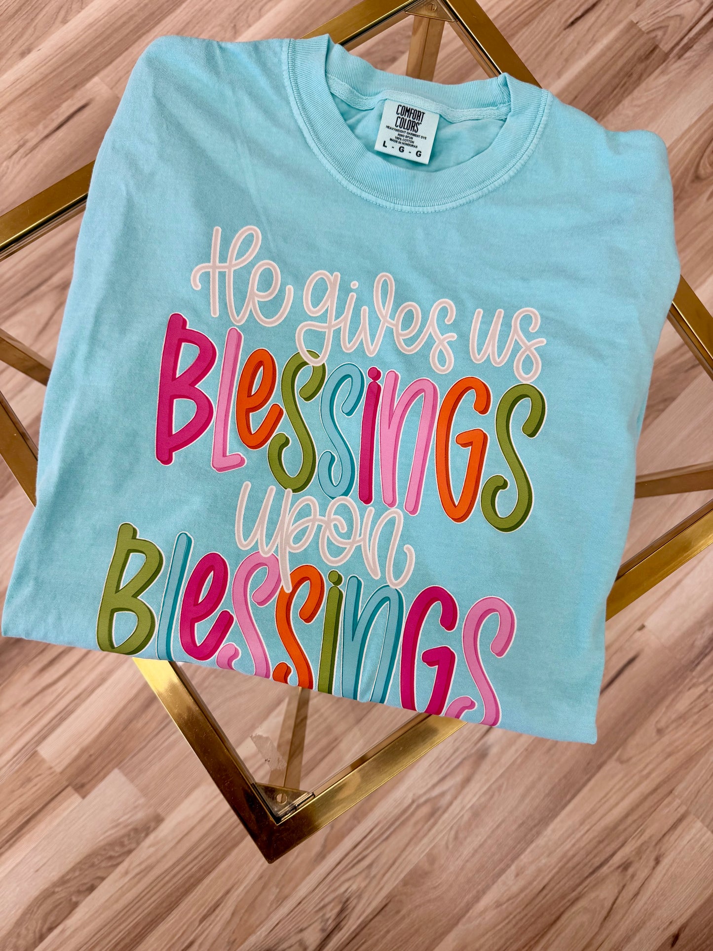 Blessings Upon Blessings LS Graphic Tee