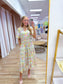 Mixed Garden Floral Maxi Dress