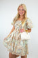 Ecru Puff Sleeve Dress