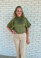 Olive Glow Blouse