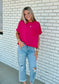 Hot pink Pocket Tee