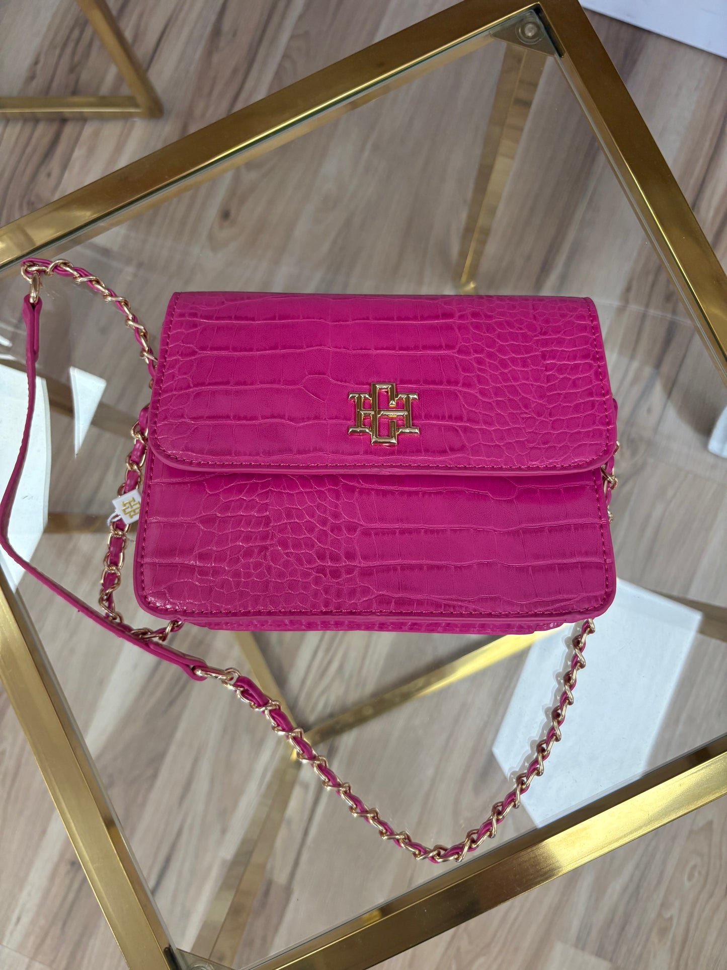Evelyn Crossbody Hot Pink