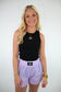 Black LULU MAC Tank Top