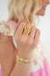 18K Gold Heart Adjustable Ring