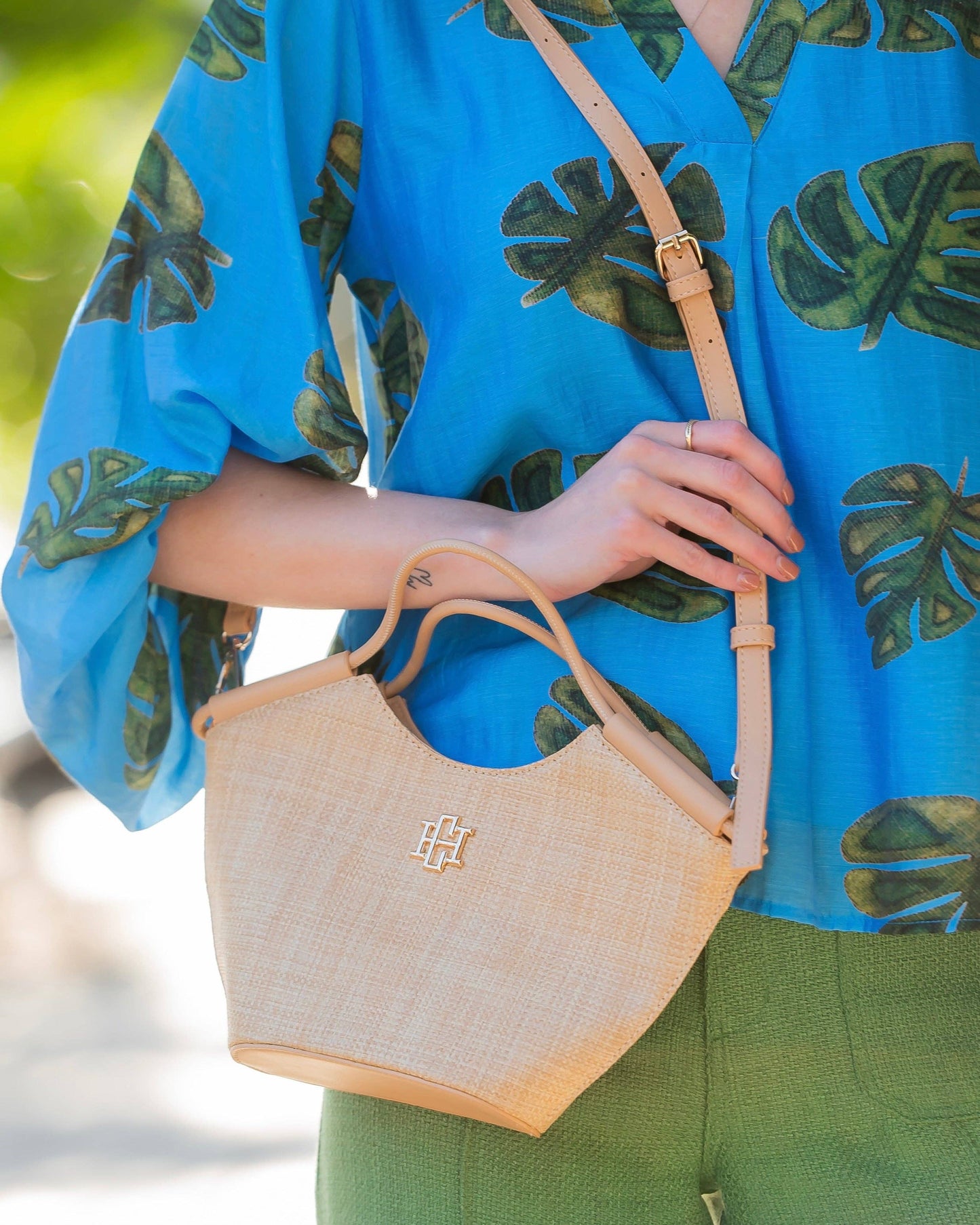 Leland Mini Tote Natural - Caroline Hill