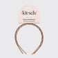Recycled Plastic Zig Zag Headband 2pc - Neutral
