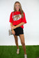 Game Day Sequin Football Tee
