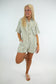 Beachy Stripe Linen Button Romper