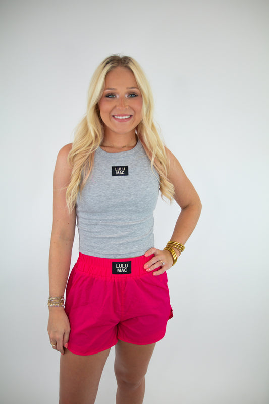 Gray Lulu Mac Tank